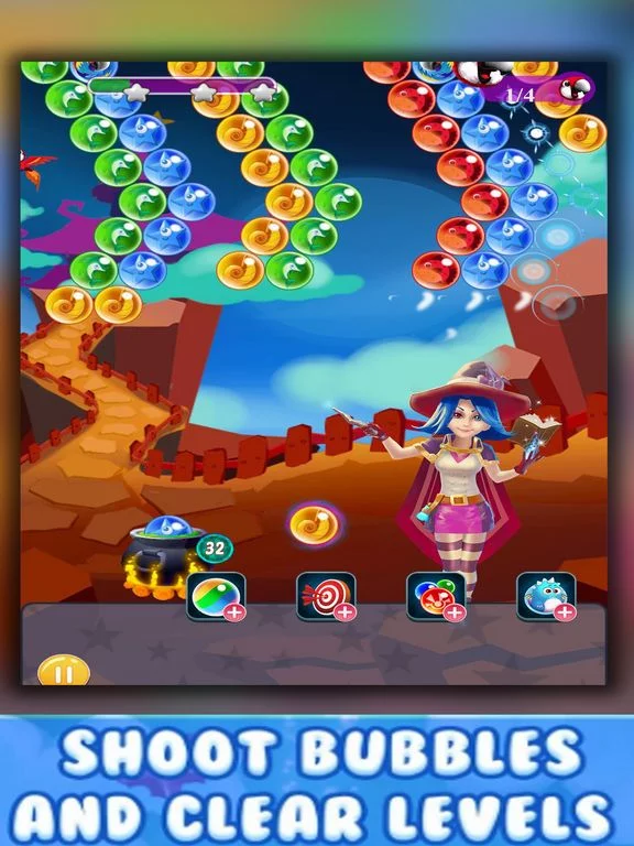 Изображение игры: Bubble Land Adventure