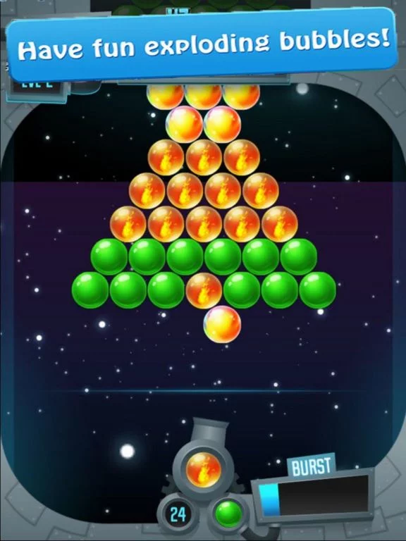 Изображение игры: New Bubble Space 2