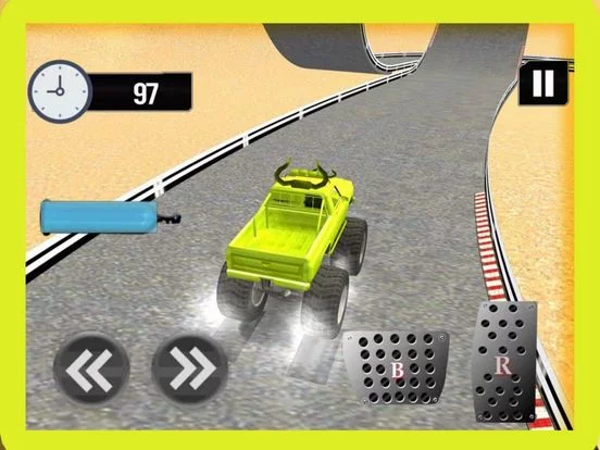 Изображение игры: Truck Stunts Sim 3D