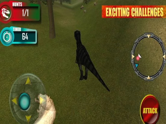 Изображение игры: Jungle Dino Hunter Sim