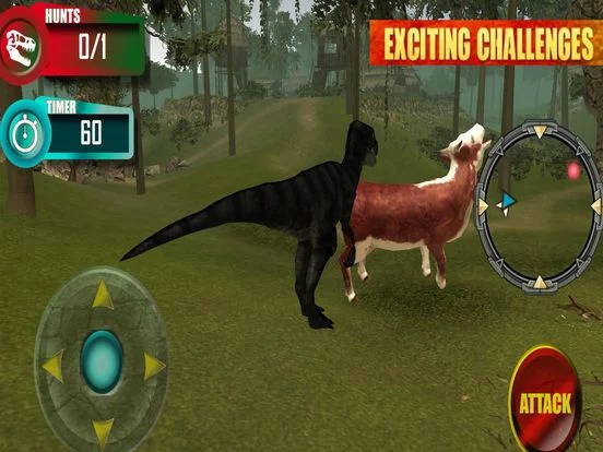 Изображение игры: Jungle Dino Hunter Sim