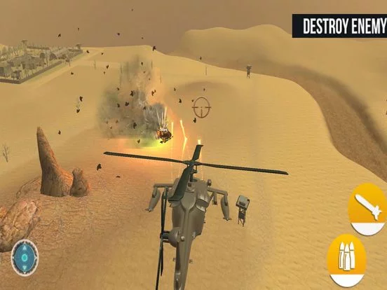 Изображение игры: Army Helicopter Battle War