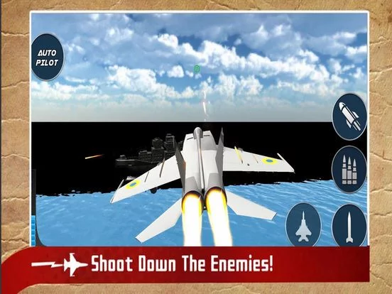 Изображение игры: Real Jet Fighter: Sky Shooting