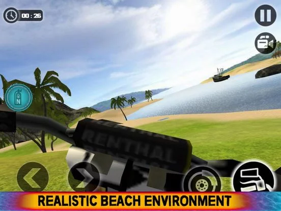 Изображение игры: Sea Motor bike Race