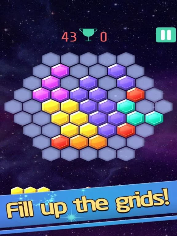 Изображение игры: Hexa! Fill Up Grids