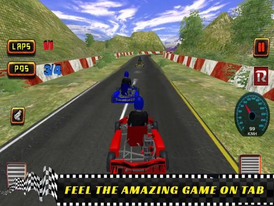 Изображение игры: Kart Speed Racing 3D