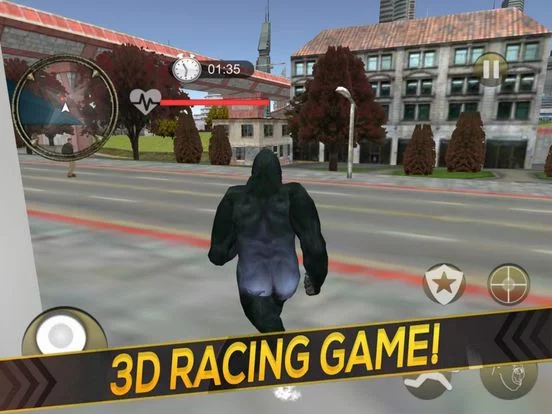 Изображение игры: Crazy Apes City Fight