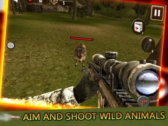 Изображение игры: Jungle Hunter Animal - Wolf Shoot Wild