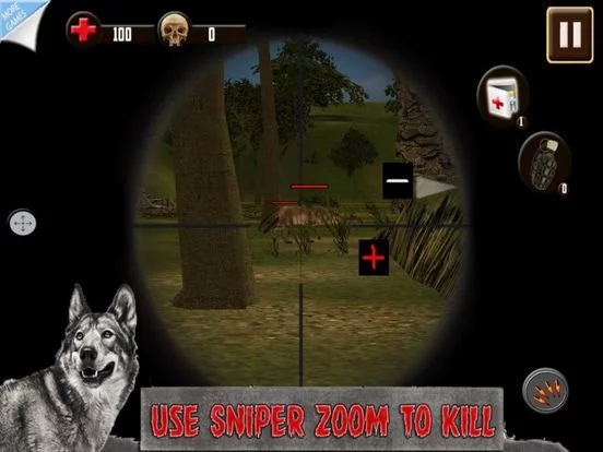 Изображение игры: Jungle Hunter Animal - Wolf Shoot Wild
