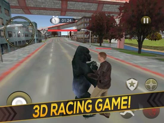 Изображение игры: Crazy Apes City Fight