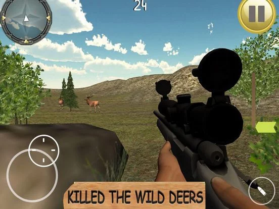 Изображение игры: Jungle Animal Safari Hunt Sim