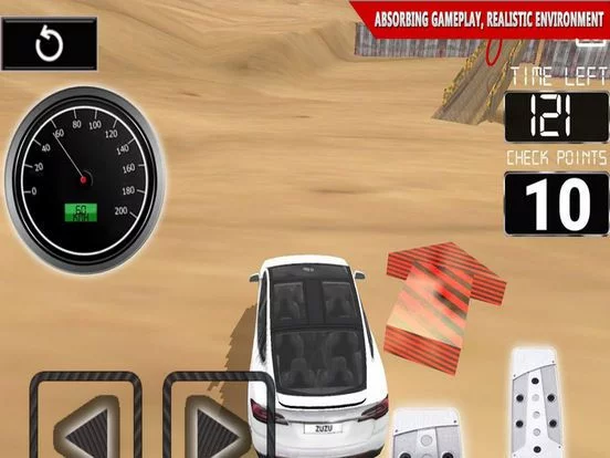 Изображение игры: Desert Car Rally Stunts