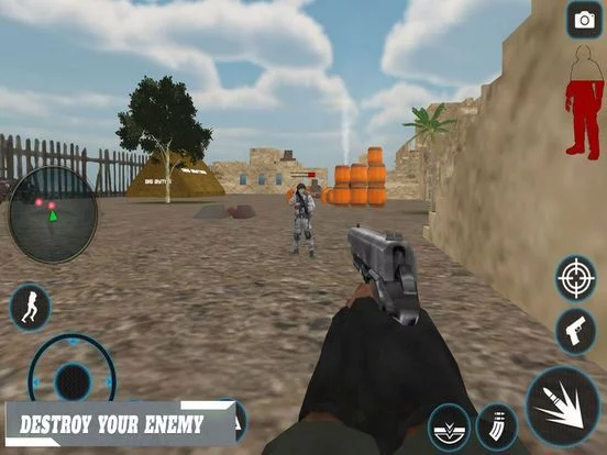 Изображение игры: Commando Fight: New Army War