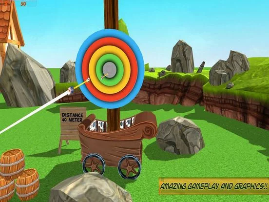 Изображение игры: Bowmaster Target 3D