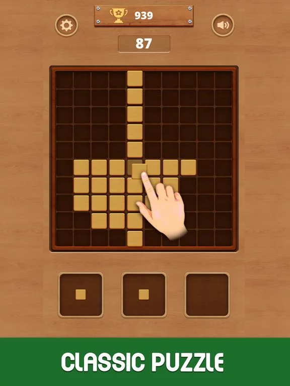 Изображение игры: Timber Block Puzzle - Fun Game