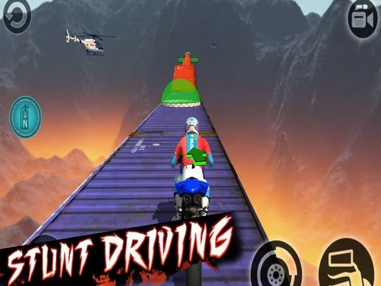 Изображение игры: Motor Bike Stunt: Crazy Flying