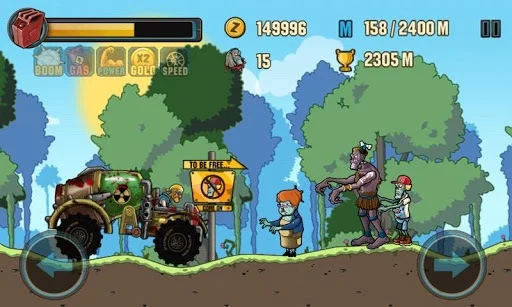 Изображение игры: Zombie Road Racing