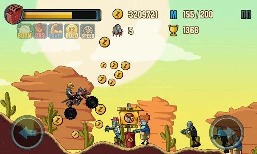 Изображение игры: Zombie Road Racing