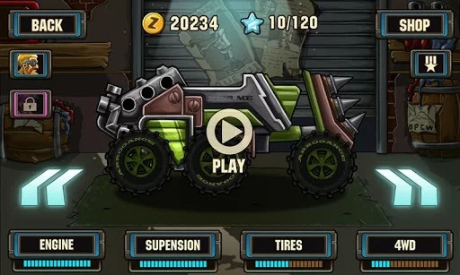 Изображение игры: Zombie Road Racing