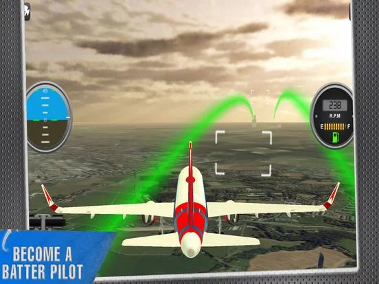 Изображение игры: Pilot Flight Airplane Sim