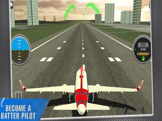 Изображение игры: Pilot Flight Airplane Sim