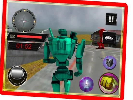 Изображение игры: Robot Car Fighting Street 3D