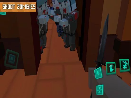 Изображение игры: Blocky Zombie Shooter Survival