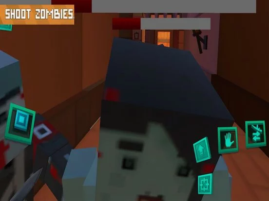 Изображение игры: Blocky Zombie Shooter Survival
