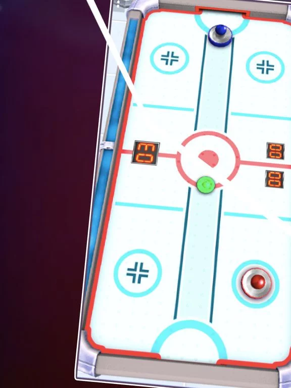 Изображение игры: Air Hockey - funny air hockey