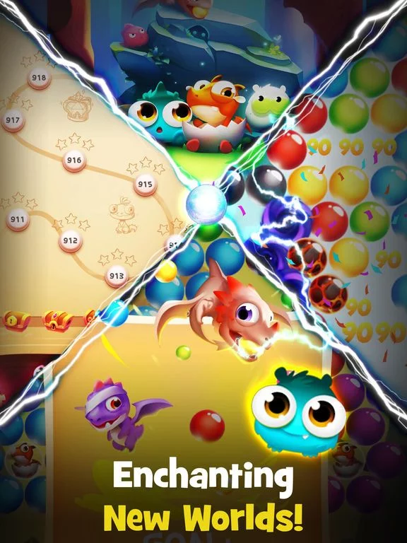 Изображение игры: Dragon Pop - Bubble Shooter