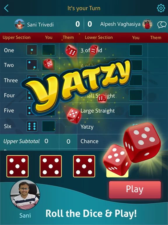 Изображение игры: Yatzy Multiplayer
