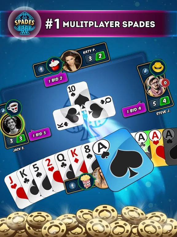 Изображение игры: Spades Multiplayer