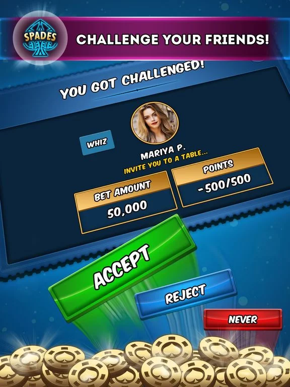 Изображение игры: Spades Multiplayer