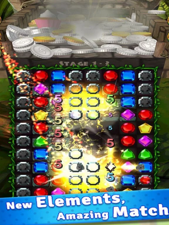 Изображение игры: Gem Slider Adventure