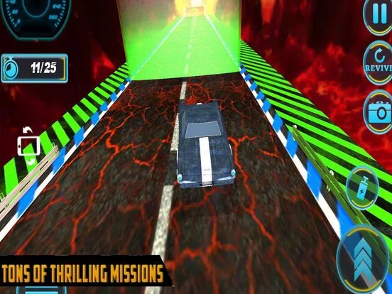 Изображение игры: Car Driving On Impossible Trac
