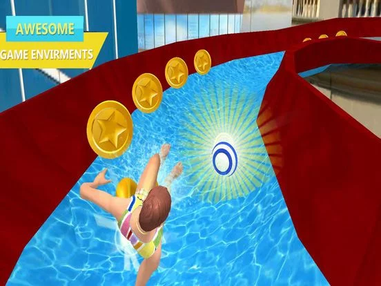 Изображение игры: Water Park Slide Adventure