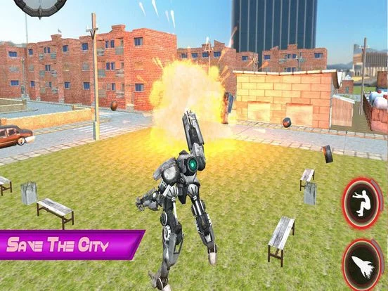Изображение игры: Epic Robot City Fighting