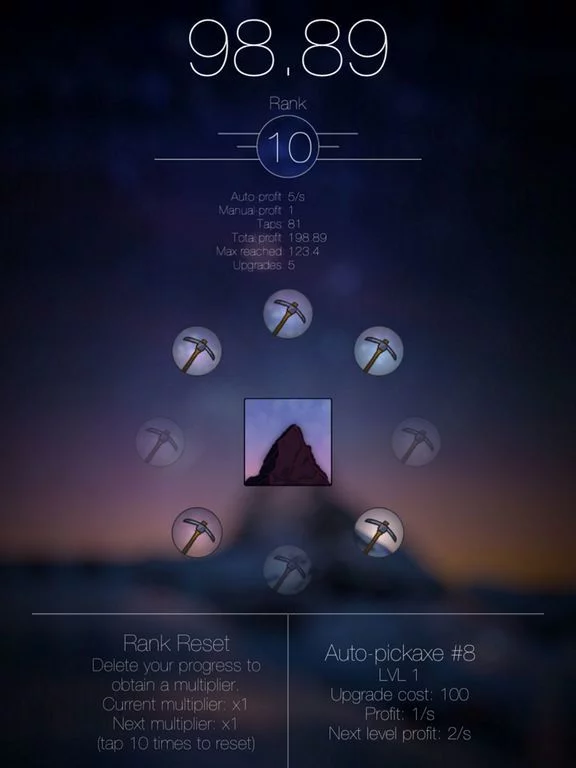 Изображение игры: Idle Mountain Miner