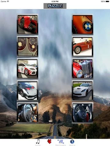 Изображение игры: Fun Toddler Car Games For Kids 3 Year Old Free: Puzzle, Memory and Engine & Horn Sounds