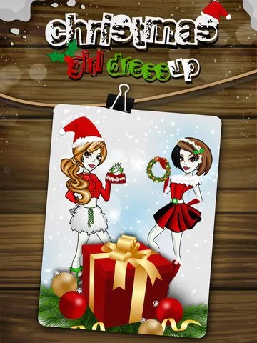 Изображение игры: Christmas Party Costume Salon - XMas Santa Girl Dress Up for Winter Holidays