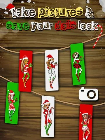 Изображение игры: Christmas Party Costume Salon - XMas Santa Girl Dress Up for Winter Holidays