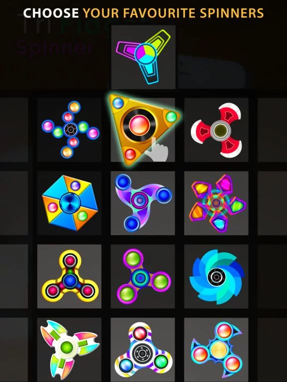 Изображение игры: Fidget Spinner App-New Tappy Finger hand Simulator