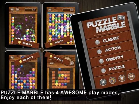 Изображение игры: Puzzle Marble HD Free