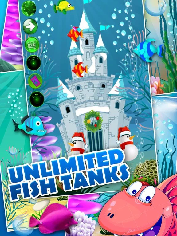 Изображение игры: 24 Games in 1 - Fish Wish Win free fishes & tanks