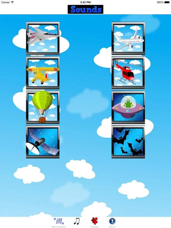 Изображение игры: Airplane Games For Toddlers! sounds & puzzles and matching game for little boys and girls