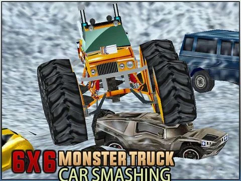 Изображение игры: 6X6 Monster Truck Car Smashing