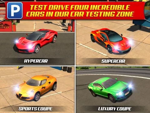 Изображение игры: Car Driving Test Parking Simulator - Real Top Sports & Super Race Cars Park Racing Games