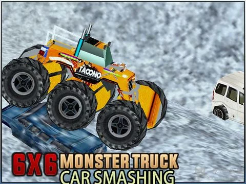 Изображение игры: 6X6 Monster Truck Car Smashing