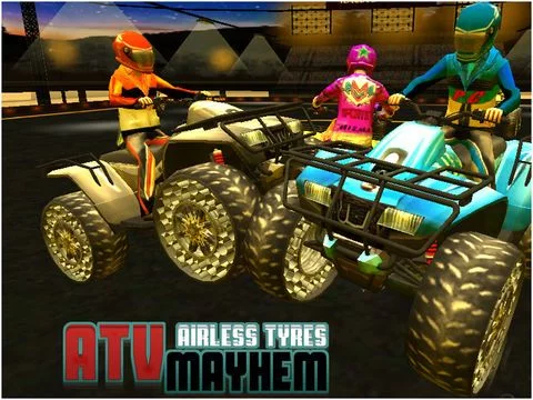 Изображение игры: ATV Airless Tyres Mayhem
