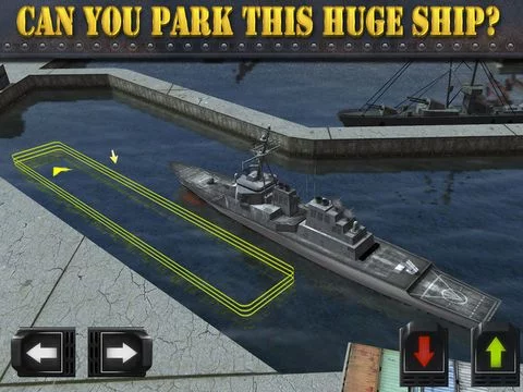 Изображение игры: Navy Boat Parking Simulator Game - Real Army Sailing Driving Test Run Park Sim Games